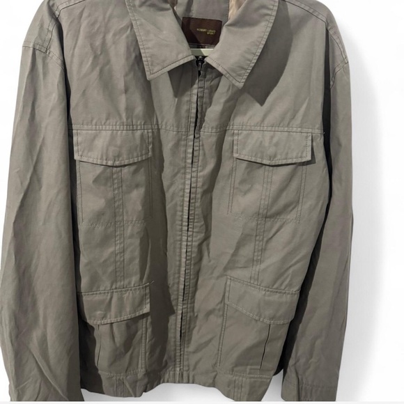 Robert Louis Men's Olive Military Jacket - Picture 1 of 5